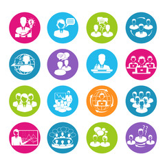 Meeting Icons Set