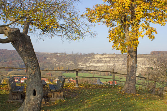 Rastplatz bei Saaleck an der Saale (Sachsen-Anhalt)