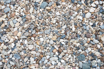 Pebbles background - instagram filter. Small stones on the beach