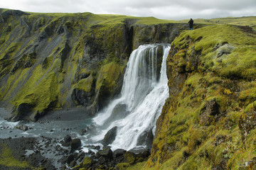 Fagrifoss waterfall