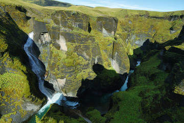Fjadrargljufur canyon