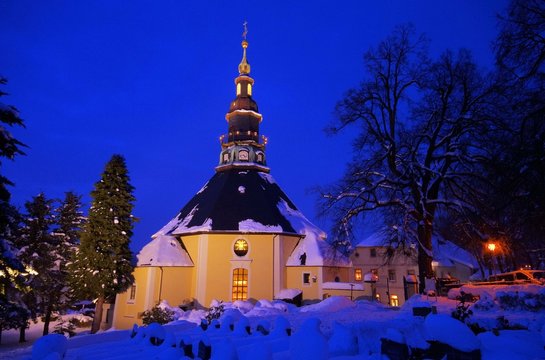 Seiffen Kirche Winter - Seiffen church in winter 04