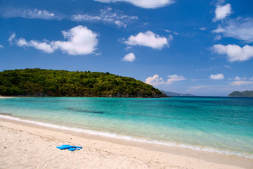 Beautiful tropical beach at Caribbean