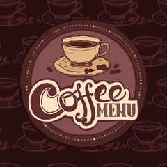 Restaurant sketch menu template