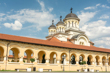 Fototapeta na wymiar The Coronation Cathedral in The White Fortress Of Alba Iulia