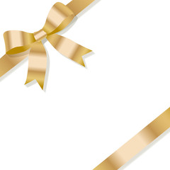 Gold Ribbon loop Gift