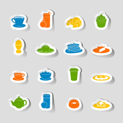 Breakfast icon sticker