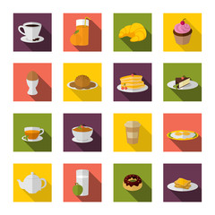 Breakfast Icons Flat