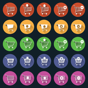 Shopping cart icons