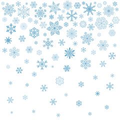 new year background with snowflake