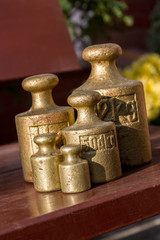 Brass weights