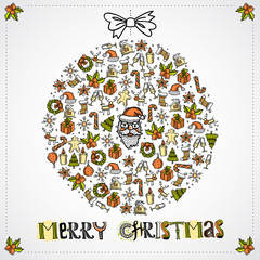 Christmas ball concept