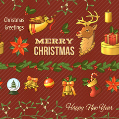 Christmas seamless pattern