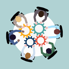 Business cooperation concept