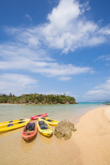 Obraz premium 沖縄のビーチ・瀬良垣の浜