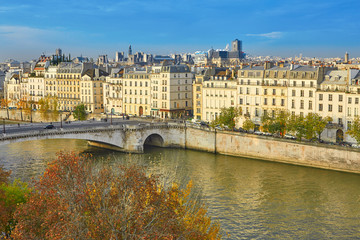 Fototapeta premium Scenic view of Saint-Louis island