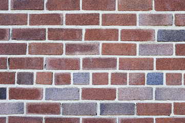 Red brick wall