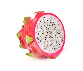 Dragon fruit isolated on white background