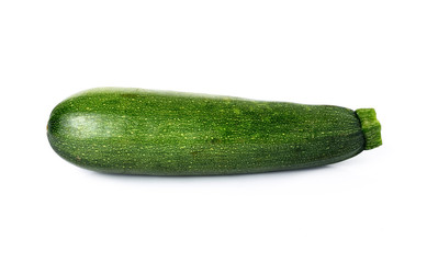 Fresh zucchini isolated on white