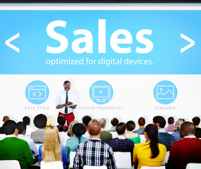 Sales Finance Income Money Currency Seminar Learning Concept