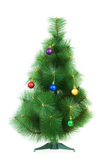 Christmas decoration isolated on the white