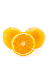 Orange isolated on white