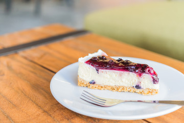 Blueberry cheese cake