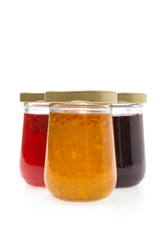 Jam Jar isolated on white background