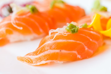 Salmon sushi