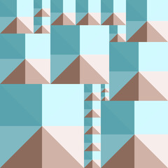 Fototapeta premium abstract geometric background of colored squares and triangles