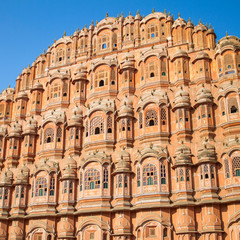 Fototapeta premium Hawa Mahal palace (Palace of the Winds), Jaipur, Rajasthan