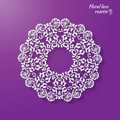 snowflake, flower, folk style.