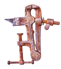 old vice clamp