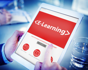 E-Learning Student Study Online SEO Concept