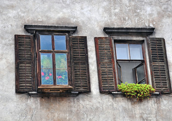 Wooden windows
