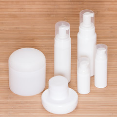 Different body care cosmetics