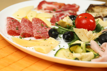 Rich and delicious breakfast meal