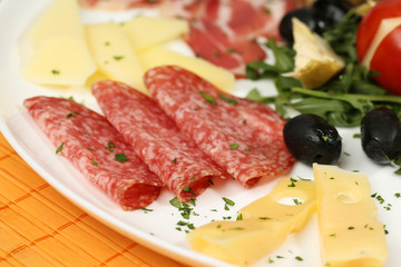 Rich and delicious breakfast meal