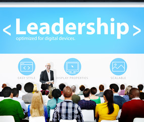 Leadership Management Authority Seminar Conference Concept