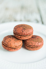 Chocolate macaroon