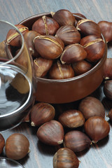 Sweet chestnuts.