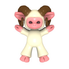 ヒツジのマスコット