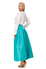 Young woman in fashion concept