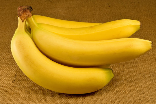 bananas on the table closeup