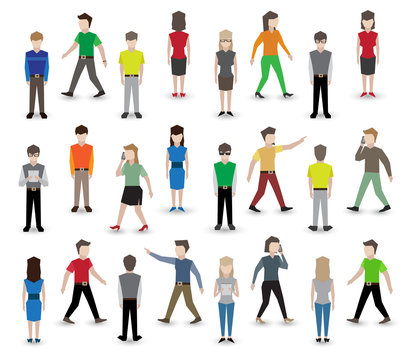 People pixel avatars