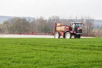 Fototapeta premium Spraying machine