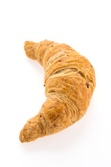 Croissant isolated on white background