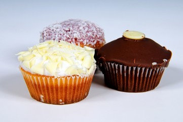 Three cupcakes © Arena Photo UK