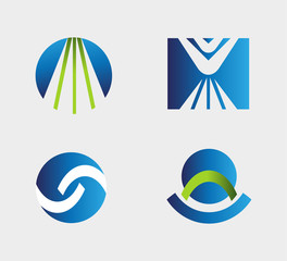 Business logo and Icons Set