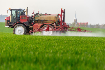 Fototapeta premium Spraying machine